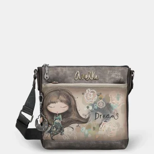 Sac bandoulière avec poche devant Anekke collection Real