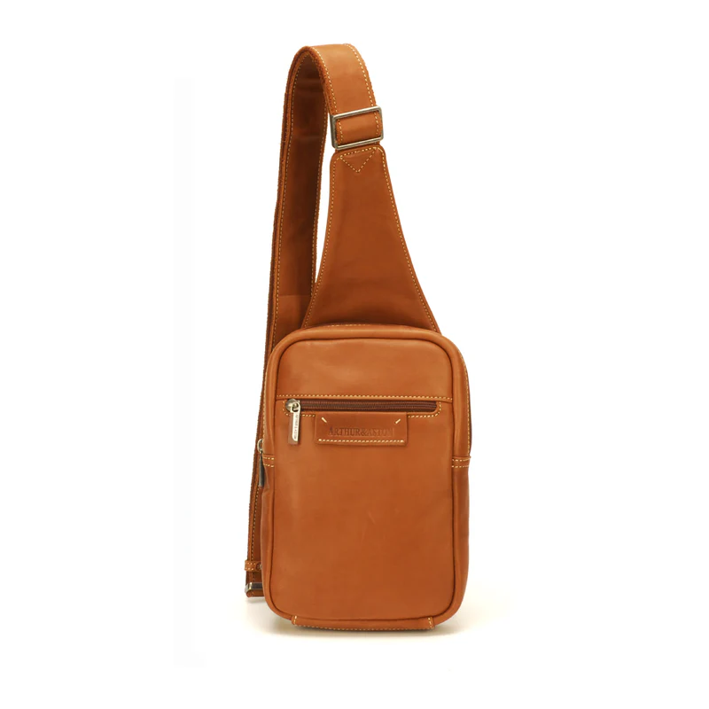 Grand body bag cuir Arthur & Aston ligne Johnay