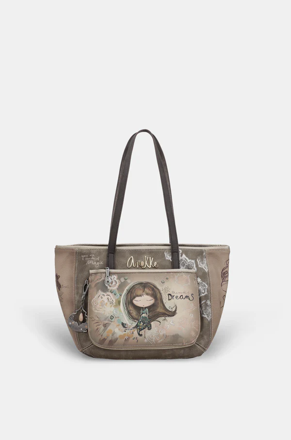 Grand sac à main avec poignées longues Anekke collection Real