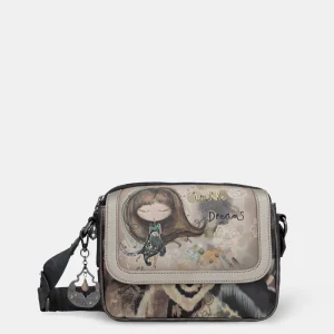 Sac bandoulière à rabat ovale Anekke collection Real