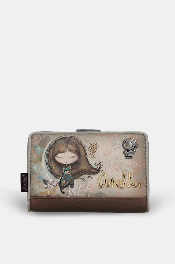 Portefeuille moyen RFID Anekke collection Real