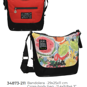 SAC PORTE BANDOULLIERE FUN & MUSIC COLORS