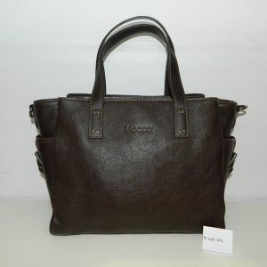 M SAC PORTE EPAULE LIGNE KIM CUIR MOCCA