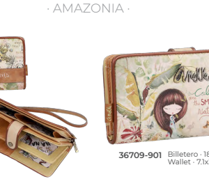 Grand portefeuille RFID Anekke collection Amazonia collector