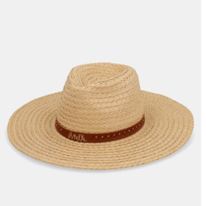 Chapeau de rafia grille Anekke collection Menire