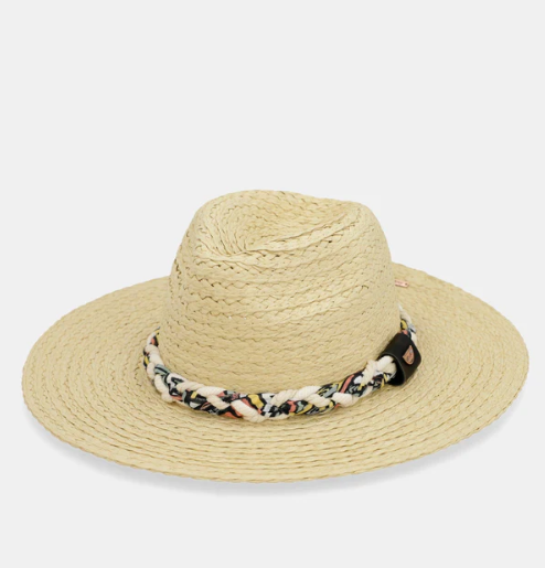Chapeau en raffina marron Anekke collection Menire