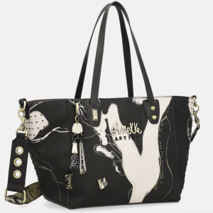 GRAND CABAS NOIR ANEKKE NATURE COLLECTION SHOEN