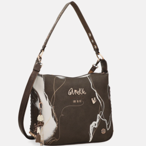 SAC BANDOULIERE MARRON ANEKKE SHOEN