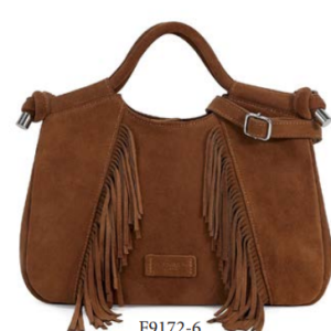 F SAC FUCHSIA EN CROUTE DE CUIRPORTE MAIN CANYON