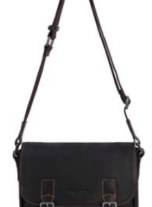 F SAC FUCHSIA RABAT DE CUIR DE VACHETTE TRAVERS ASPEN