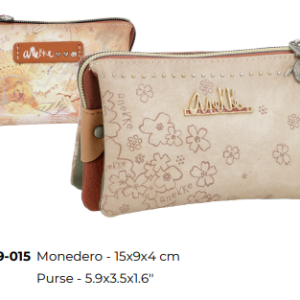 PORTE BILLETS FLOWERS COLLECTION Peace & Lo