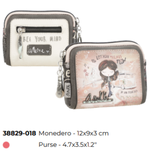 PORTE BILLETS ANEKKE ROSE COLLECTION Peace & Love