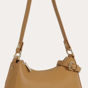 F SAC FUCHSIA EN CUIR  PORTE TRAVERS