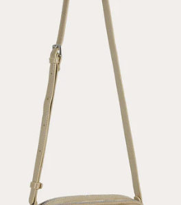 F SAC FUCHSIA EN CUIR PORTE TRAVERS LIGNE SAXO