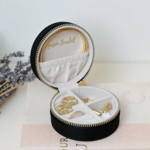 YVONNE  BOITE A BIJOUX VELOURS SCARLETT