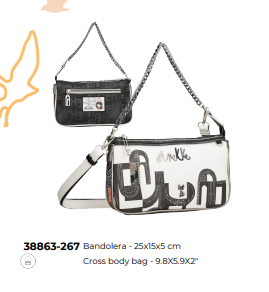 SAC BAGUETTE AVEC CHAINETTE SIXTIES peace & love