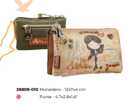 PORTE BILLETS ANEKKE COLLECTION Peace & Love