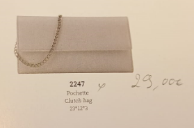 POCHETTE FRANCINEL SOIREE RABAS LIGNE SELENA