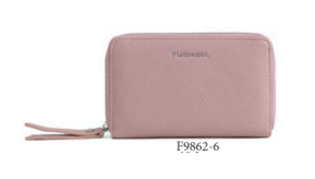 F PORTE MONNAIE FUCHSIA ZIPPE SYNTHE LIGNE ARTON