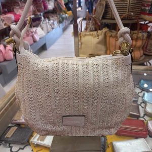 M SAC PORTE MAIN PAILLE LIGNE IRIS