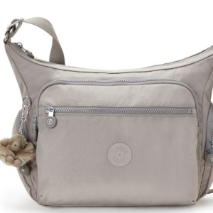 GABBIE   GREY GRIS SAC BANDOULIERE MEDIUM AVEC BRETELLE AJ