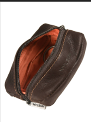 W PM GRAIN DE CAFE CUIR DE VACHETTE LIGNE R