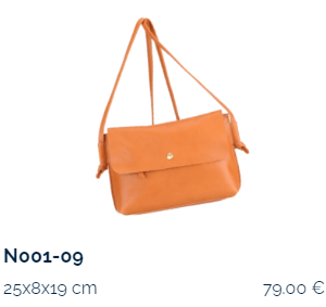 N SAC RABAT PORTE TRAVERS CUIR DE VACHETTE ECO RESPONS