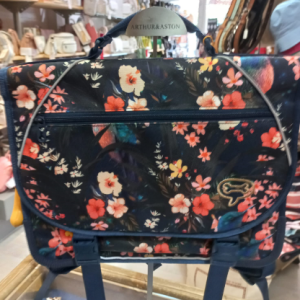 LILY BLOSSOMS INDIGO  CARTABLE   COMPARTIMENTS STO