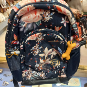 LINDEN . FLORAL INDIGO  SAC A DOS   COMPARTIMENT