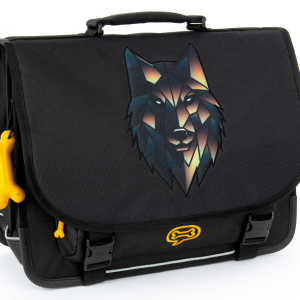 LILY PL WOLF BLACK  CARTABLE   COMPARTIMENTS EPUIS