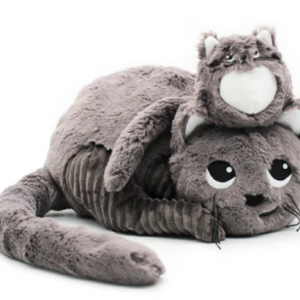 PELUCHE MIAOU LE CHAT ET SON BEBE LES DEGLINGOS