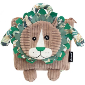 SAC A DOS VELOURS JELEKROS LE LION LES DEGLINGOS