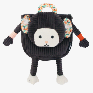 SAC A DOS VELOURS KEZAKOS LE OUISTITI LES DEGLINGOS