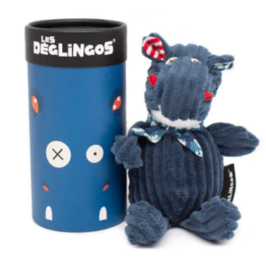 PELUCHE GRAND SIMPLY EN BOITE HIPPIPOS L'HIPPOPOTAME