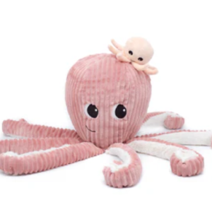 PELUCHE FILOU LA PIEUVRE PINK LES DEGLINGOS