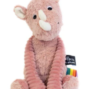 PELUCHE GROBISOU LE RHINOCEROS PINK LES DEGLINGOS