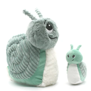 PELUCHE SPEEDOU ESCARGOT MAMAN ET BEBE MINT LES DEGL