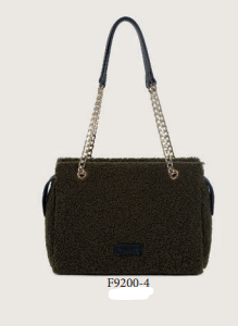 F SAC PORTE EPAULE EN SYNTHETIQUE FUCHSIA