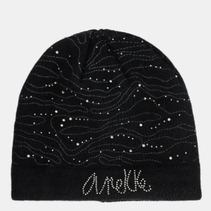 BONNET EN MAILLE NOIR COLLECTION CORE