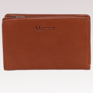M BELLA PORTE MONNAIE ET CARTES CUIR MOCCA
