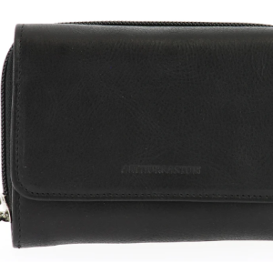 PORTE MONNAIE ET CARTES LIGNE ROSE CUIR VACHETTE