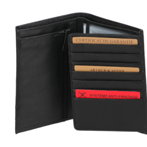 PORTEFEUILLE CUIR LIGNE LEON