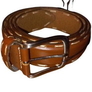 CEINTURE SURPIQUEE MANNA EN CUIR CM