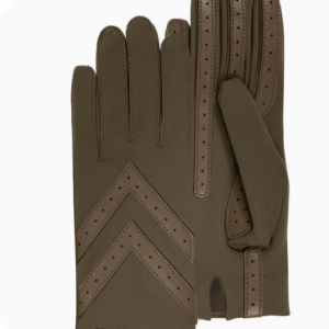 GANTS FEMME OLIVE tissu extensible recycl? Noir Smarto