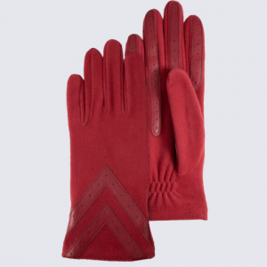 GANTS FEMME ROUGE tactiles polaire recycl?e Smartouch