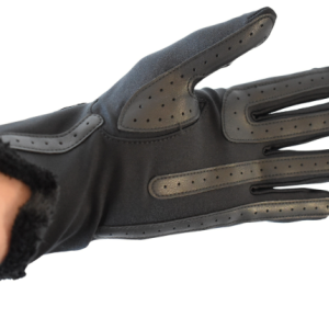 GANTS FEMME NOIR tactiles polaire recycl?e Smartouch