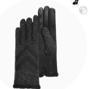 GANTS FEMME MARINE tactiles polaire recycl?e Smartouch