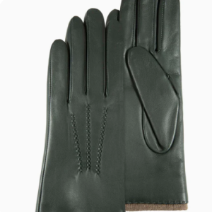 Gants Femme cuir chaud Sapin Cuir d'agneau pleine fleu