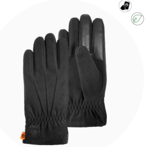 GANTS HOMME tactiles polaire ultra d?perlant Noir Pola
