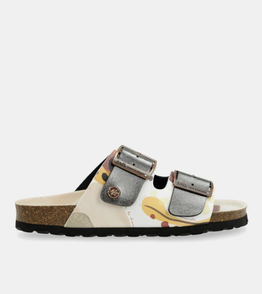 Sandales bio T37 multicolores noires Anekke collection Alma